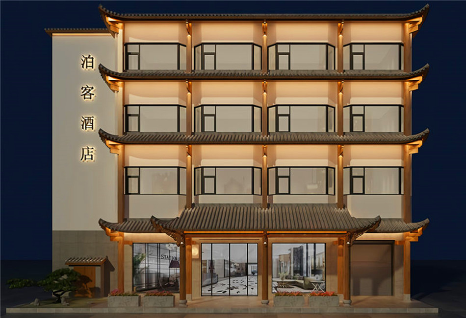 丽江古城泊客民宿酒店装修设计成效图