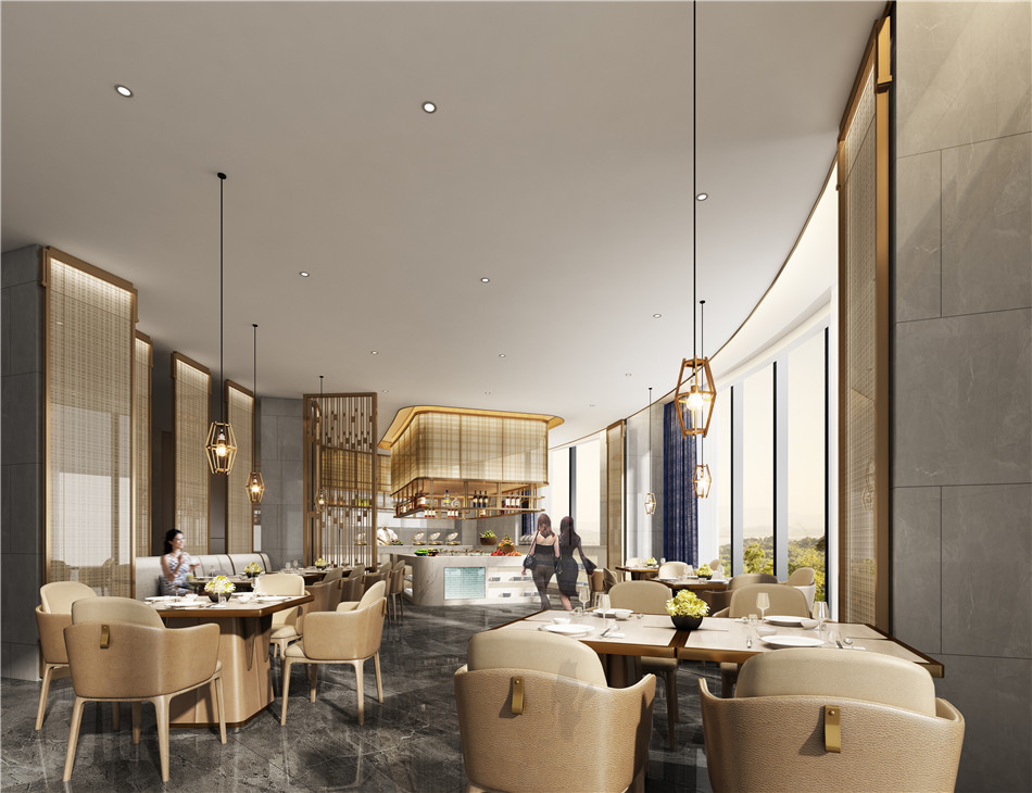 信阳光州盛达星级酒店餐饮宴会升级刷新设计案例