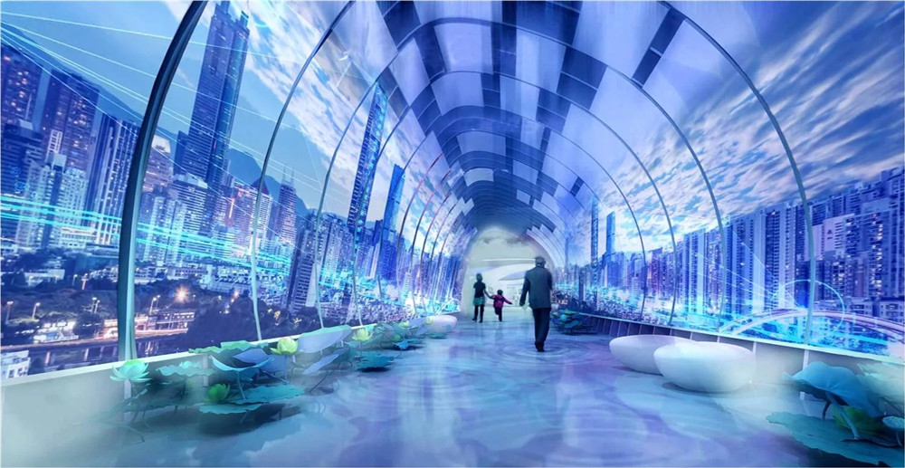 郑州科技风展厅装修设计成效图