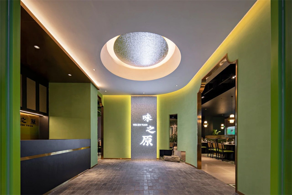 绿之境 · 味之原顺德蒸菜特色餐厅装修设计案例(图2) 绿之境 · 味之原顺德蒸菜特色餐厅装修设计案例(图2)