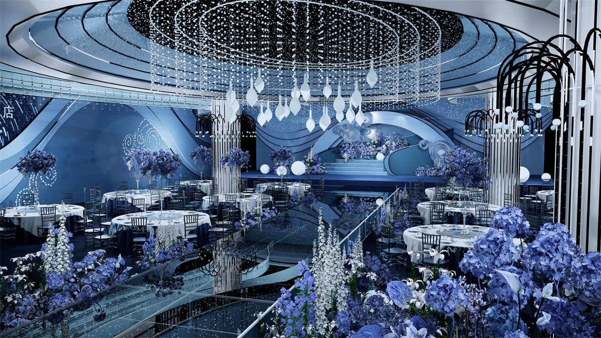 濮阳婚会堂设计-铂曼婚宴酒店装修设计